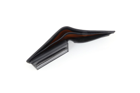 Bifold Black Leather Men's Wallet